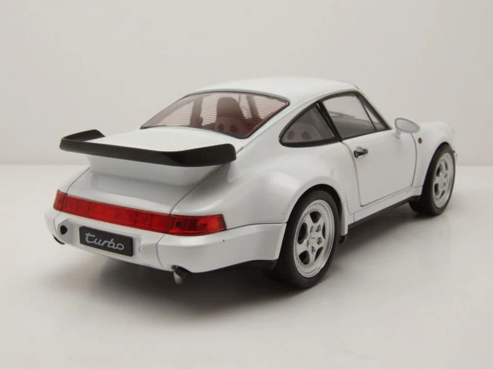 WELLY - Voiture de 2009 couleur blanche – PORSCHE 964 turbo - 1/18 - WEL18026... - Photo 2/4