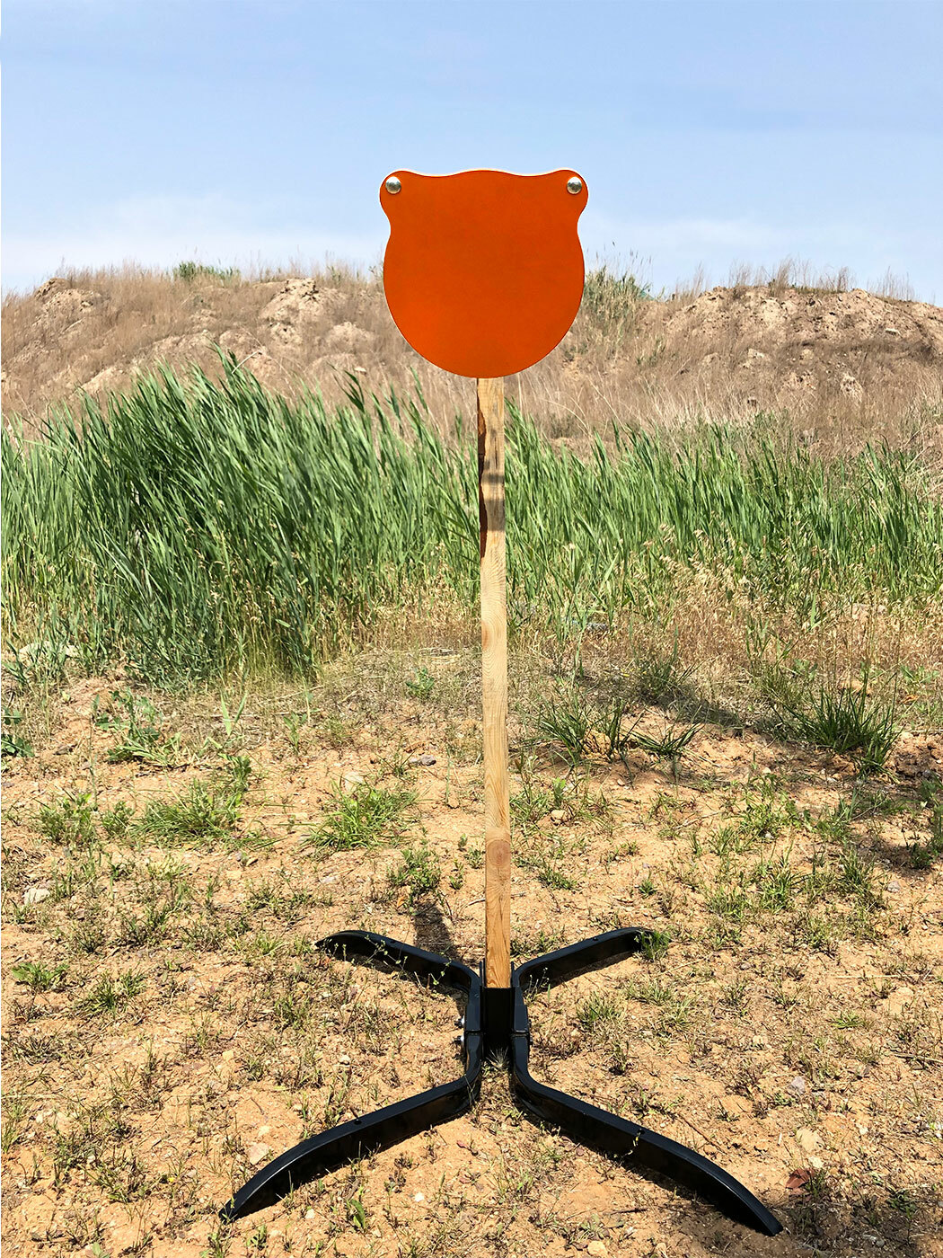 Highwild AR500 Steel Target Stand System -10"x3/8" Gong with 2x4 Stand Mount Kit