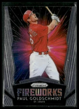 2019 Panini Prizm #F10 Paul Goldschmidt Fireworks St. Louis Cardinals