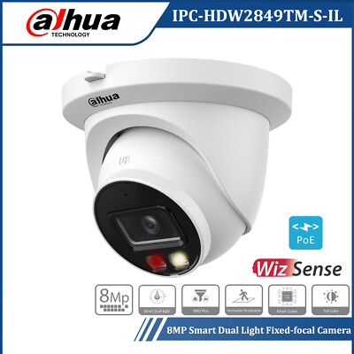 Dahua IPC-HDW2849TM-S-IL 8MP Full Color IP Kamera eingebaute MIC PoE Smart Light