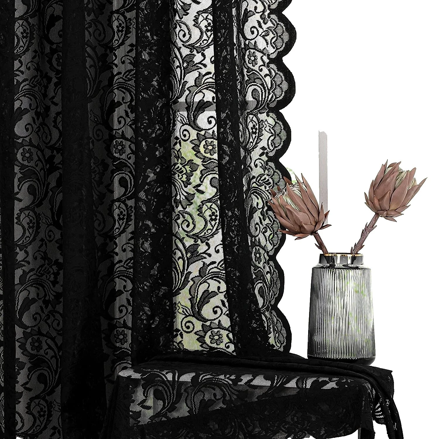 Cortinas y cortinas para ventana góticas