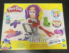 Play-Doh Fantastic Barber Crazy Cuts Stylist Hair Salon Playset New/Open box