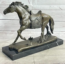 Statue Sculpture Horse Wildlife Art Deco Style Art Nouveau Style Bronze Gift
