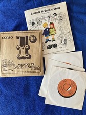 Vintage Englischkurs mit Schallplatten. Für Kinder