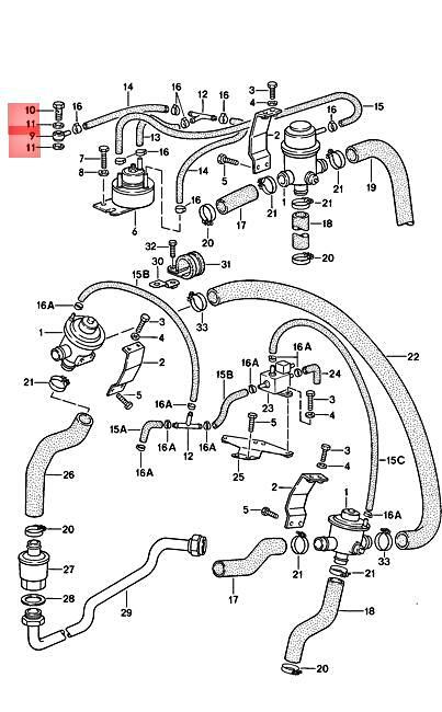 Genuine PORSCHE 911 T Turbo 928 959 996 997 Boxster Seal Ring  