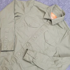 ThirtyTwo Shirt Mens Small Green Utility Outdoor Techwear Repel Snowboarding