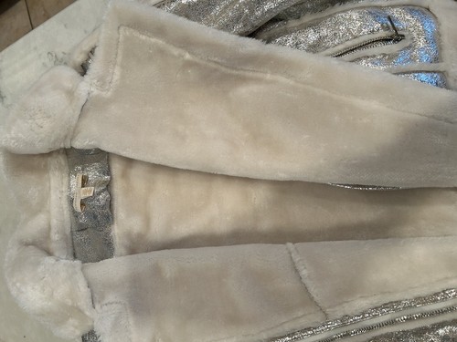 Adrienne Landau Moonstone Faux Shearling Jacket. Never Worn. Gorgeous ! - Picture 5 of 5