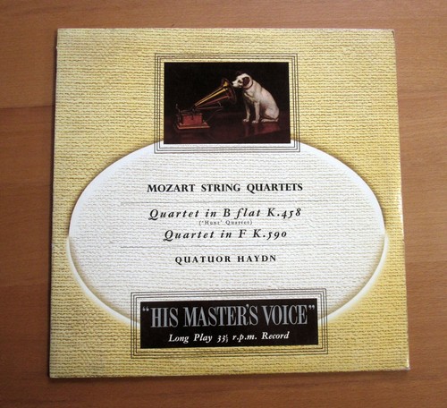 CLPC 14 ED1 Mozart String Quartets Quatuor Haydn HMV Mono 1st EX - Picture 4 of 5