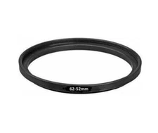 Bower 62mm-52mm Step Down Metal Ring Adapter 62mm to 52mm