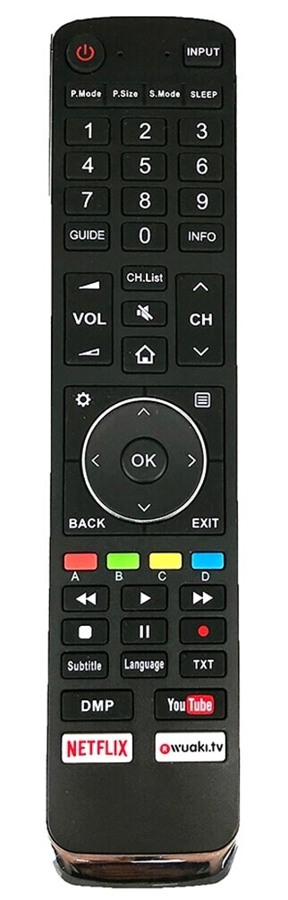 Télécommande Pour Hisense H55NU8700-UK / H55U7A - Neuf, Modèles EN3B39 Etc.