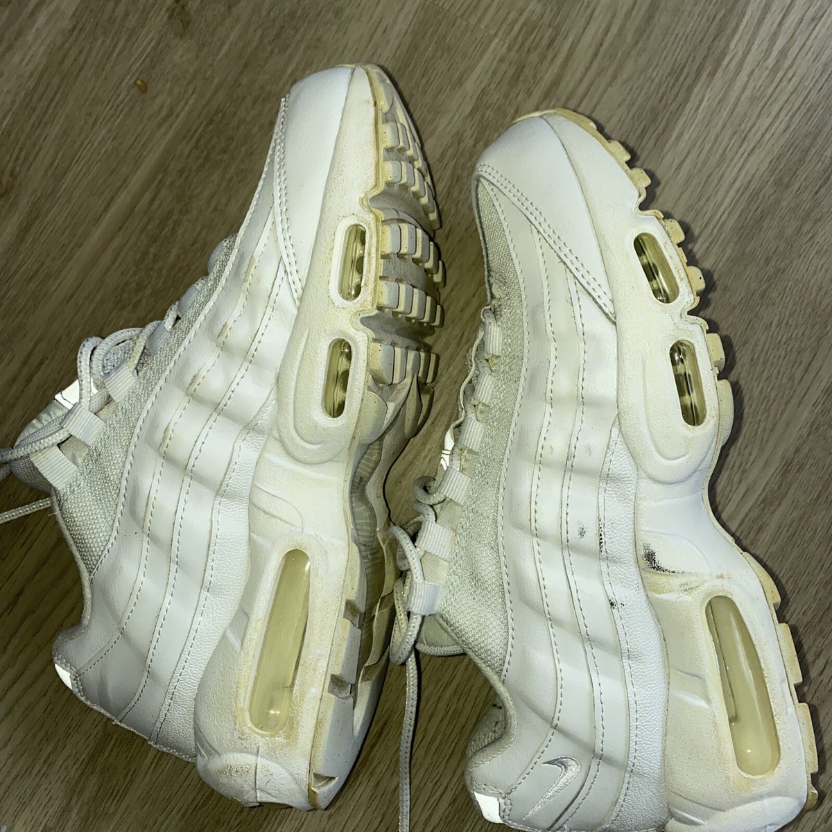 Nike Air Max 95 Recraft GS Sneakers Triple White (CJ3906-100