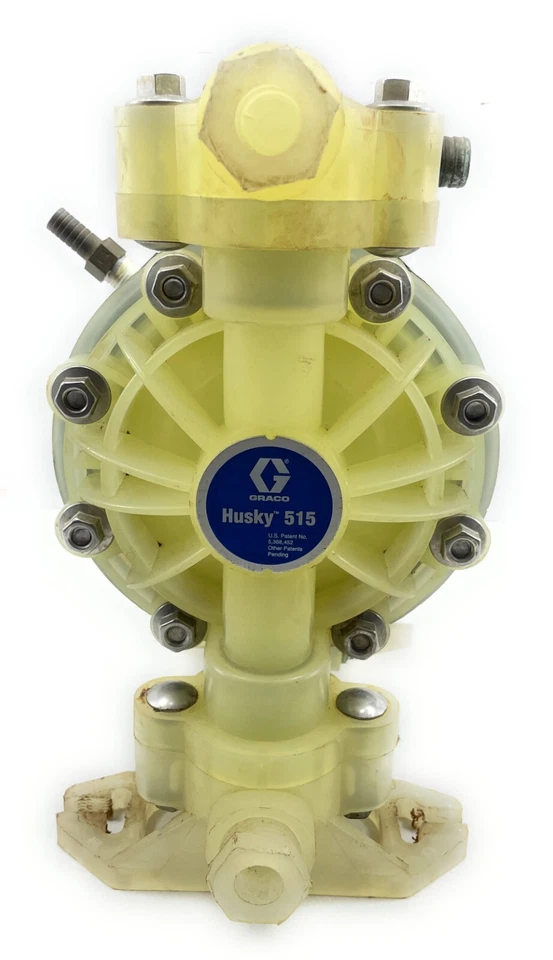 Graco Husky 515 D52911 PP 1/2'' NPT Double Diaphragm Pump PTFE Air Operated - Image 4 of 4