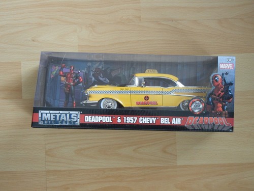 Jada Toys Deadpool & 1957 Chevy Bel Air 1:24 Neu OVP Metal Die Cast - Bild 7 von 7