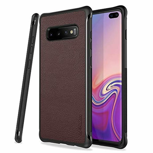 El Lumiere Neo Genuine Leather Hybrid Case for Samsung Galaxy S10 - Picture 2 of 9