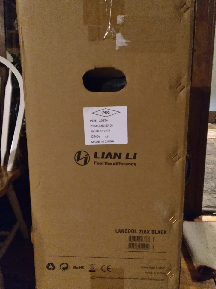 Lian Li Lancool 216X Black (NON-RGB) Airflow Focus PC Mid Tower Case Mini E-ATX - Image 3 of 4