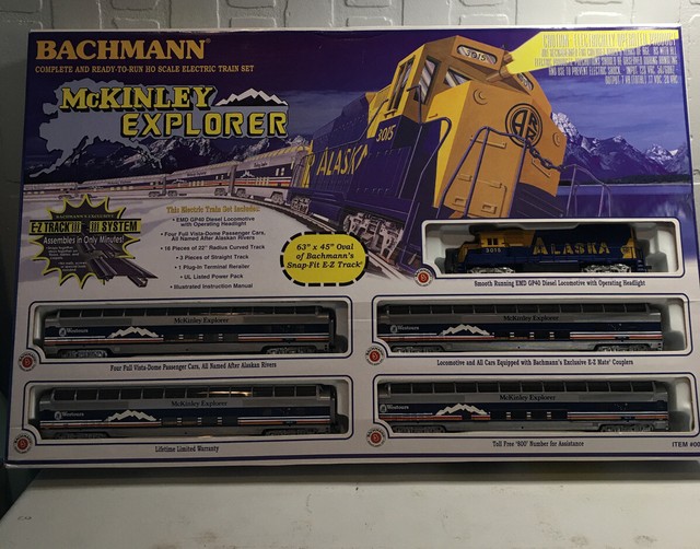 bachmann mckinley explorer ho train set