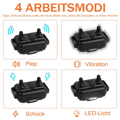 Antibell Elektro Pet DogTraining E-Halsband Anti-Bark Obedience Fernbedienun DHL - Bild 5 von 12