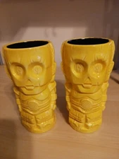 Star Wars Geeki Tikis 2017 Set Of 2 ceramic mugs Pre Owned