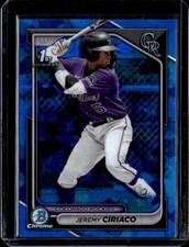 2024 Bowman Chrome Sapphire Edition #BCP-165 Jeremy Ciriaco Prospects