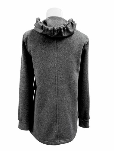 Chaqueta Drapeada Bagatelle Talla Mediana Gris Calce Relajado Opcional Bolsillos con Capucha Nueva con Etiqueta - Imagen 16 de 20
