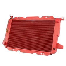 3Rows SPAWON Fit 1985-97 Ford F150 F250 F350 F35 Bronco 5.0L 5.8L V8 Radiator AT