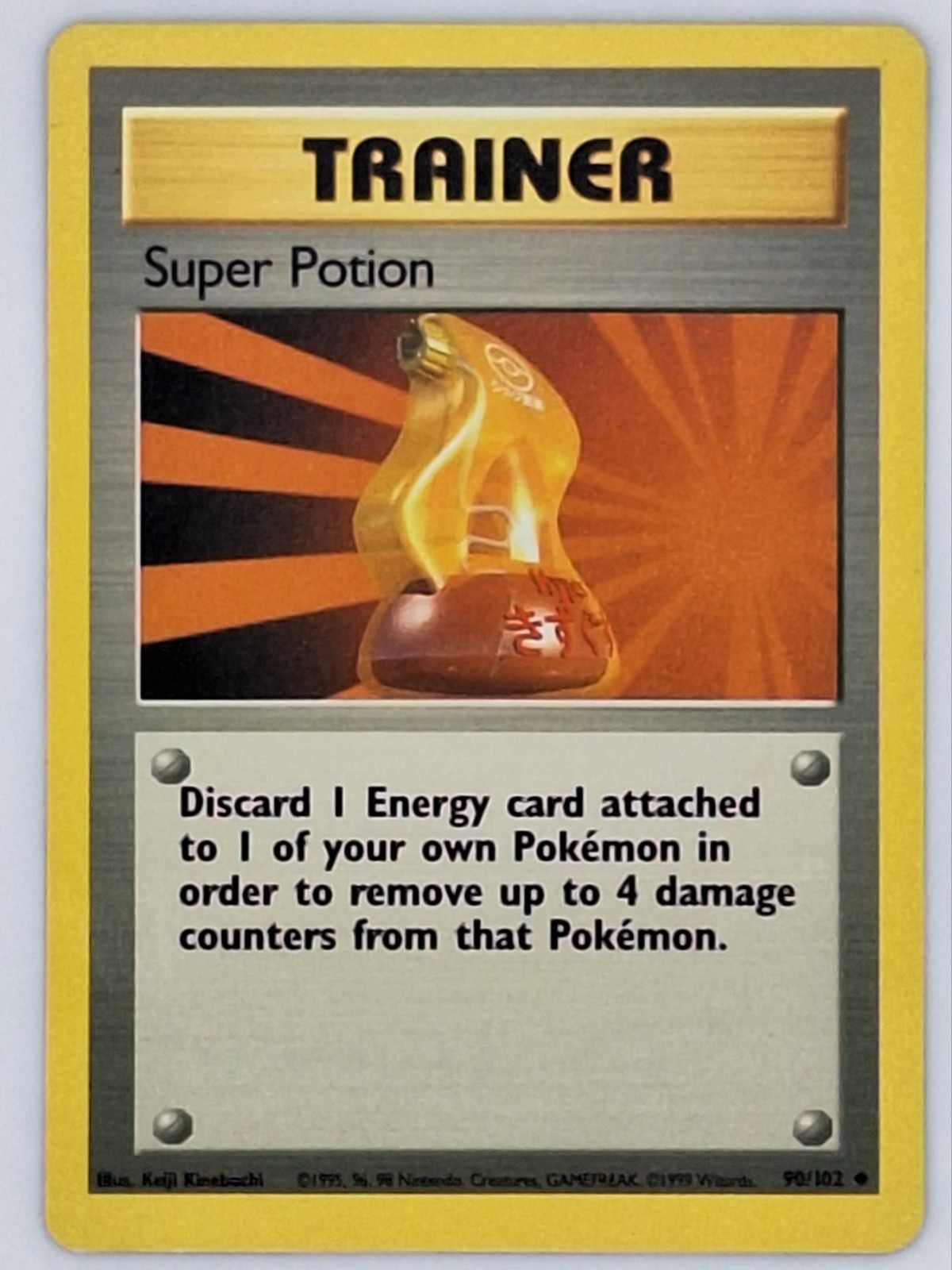 Super Potion Non-Holo WOTC Pokemon Card 90/102 Base Set LP