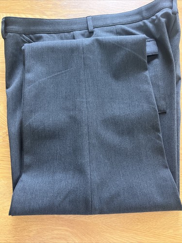 Men’s Marks And Spenser Dark Grey Trousers 38w 29L - Picture 2 of 4