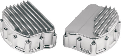 CUSTOM CYCLE ENGINEERING Finned Rocker Covers - Polished FRC 2003-2