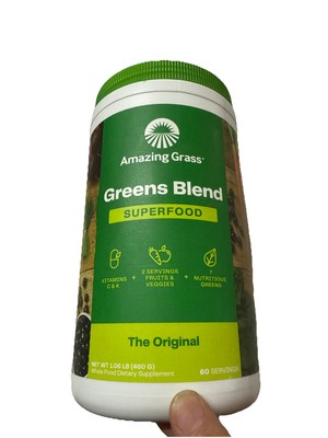 Amazing Grass Green Superfood The Original Drink Powder 60 Serving   Authentic