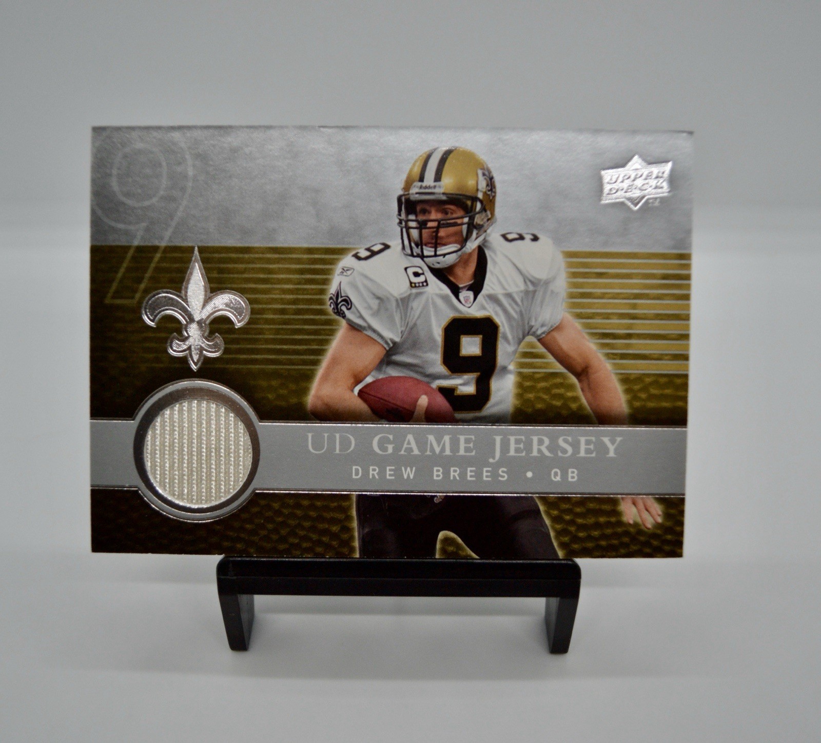 2008 Upper Deck - Ud Game Jersey Patch Drew Brees #UDGJ-DB HOF