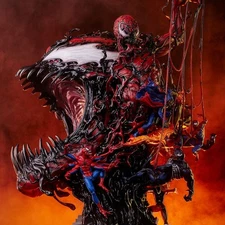 Maximum Carnage Bust Statue Pcs Spiderman 1:1 Scale Life Size