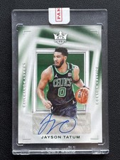 2022-23 Panini Court Kings Legacy Portraits Auto Jayson Tatum Encased