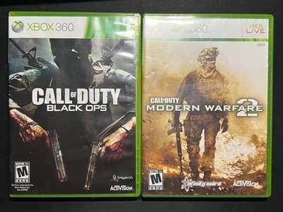 Call of Duty Black Ops & Modern Warfare 2 Microsoft Xbox 360 Cib Lot of 2