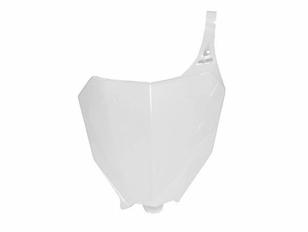 Front Number Plate Racetech White Honda CRF450R/RX.-image