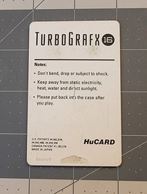 World Class Baseball (Turbografx 16, TG16) Game Card Tested