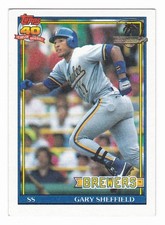 1991 Topps Desert Shield Baseball Cards 21