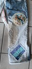Artsy Upcycled Hippie Jeans Patchwork 9 Pockets Pearl Woodstock Size 36 Levis — photo 10