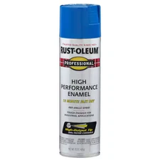 Rust-Oleum 7524838 Rust Preventative Spray Paint, Safety Blue, Gloss, Solvent,