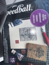 Speedball Deluxe Block Printing Kit - Includes Inks, Brayer, Bench Hook, Lino
