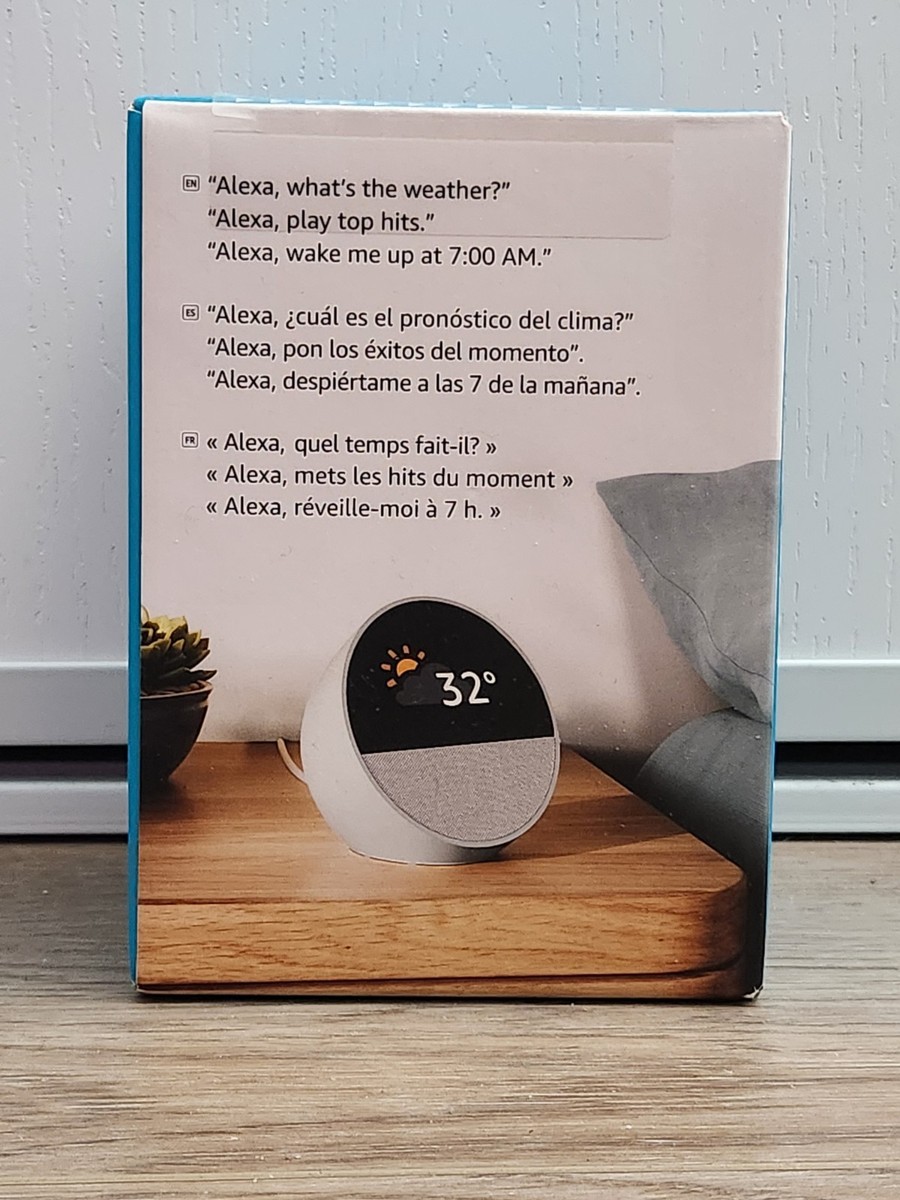 Echo Spot ホワイト Amazon Echo Spot (2024 release)