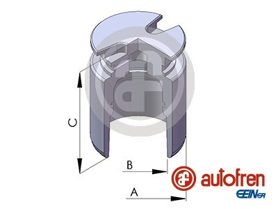 Autofren Seinsa D02554 Kolben, Bremssattel For Alfa Romeo Audi Chrysler CitroËN-image