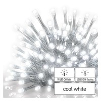 Emos Connect 2.5M Eisregen Lichterkette 100 Leds IP44 Kaltweiß Erweiterung