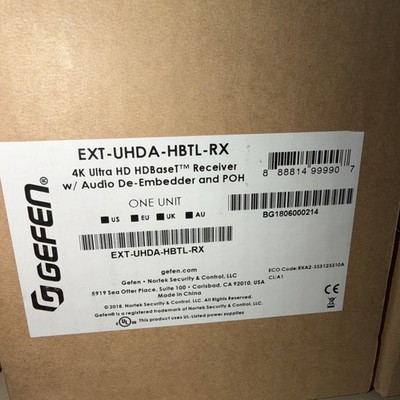 Gefen EXT-UHDA-HBTL-RX 4K UHD HDMI/HDBaseT Extender (Receiver) with Audio