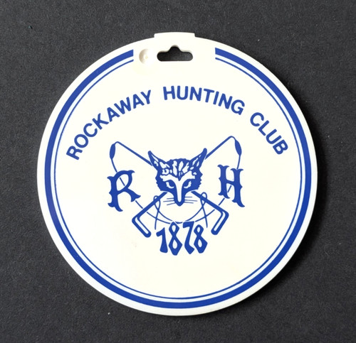 vtg - PGA golf bag tag - THE ROCKAWAY HUNTING CLUB - Cedarhurst NY
