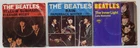 THE BEATLES 45 RECORDS WITH PICTURE SLEEVES LOT OF 3    (62508)