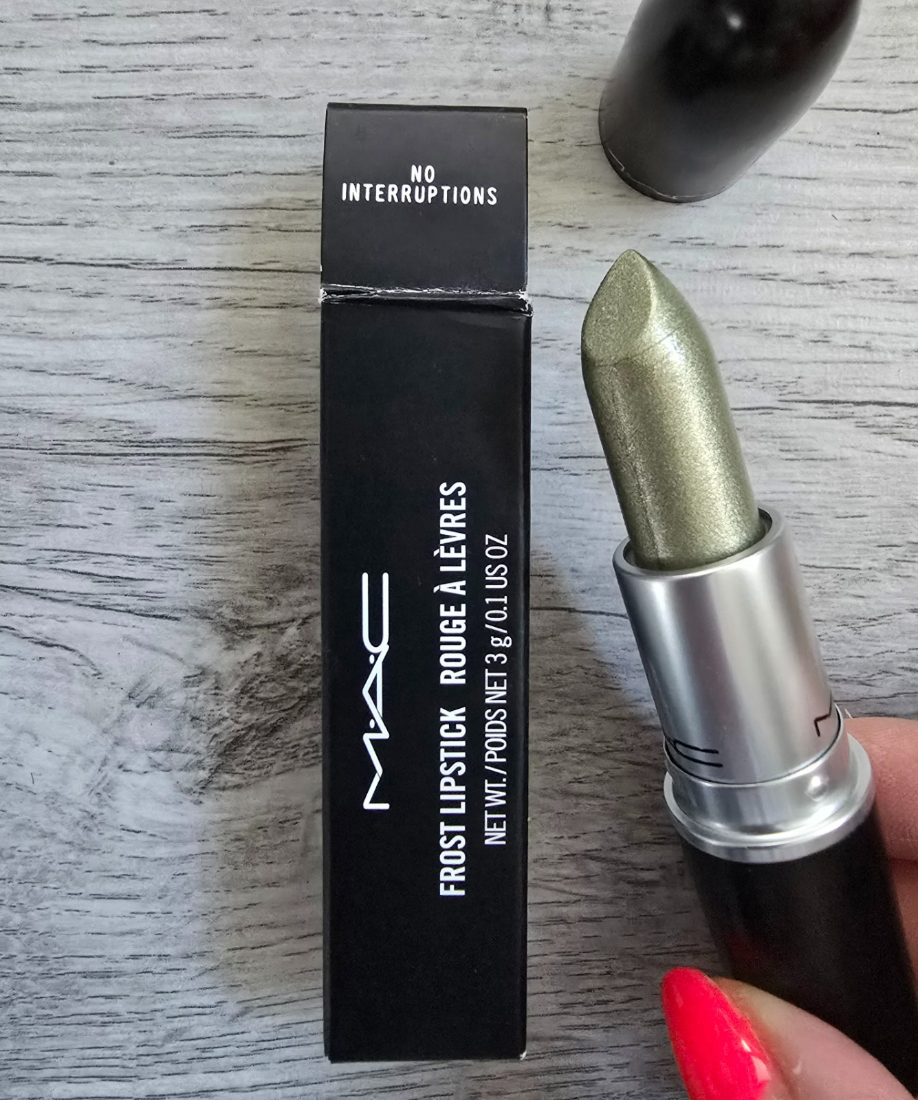 MAC Frost Lipstick | No Interruptions | 3g/0.10oz | New Boxed 💯 Authentic