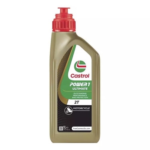4L OIL MOTORCYCLE ENGINE MIX CASTROL POWER 1 RACING 2 STROKE 100% SYNTHETIC EX TTS - Picture 3 of 3