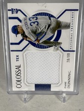 2021 Panini National Treasures #CM-DD Dane Dunning Colossal Materials #/99