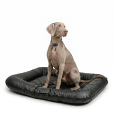 4L Textil ELLA Hundebett Kunstleder Hundematratze XL Hundebett gro&szlig;e Hunde