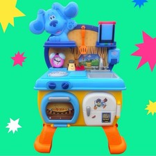 Nickelodeon Blue  s Clues  You Cook-Along Pretend Play Kitchen Set 31.5  H Rare